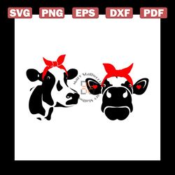 cow with bandana svg, animal svg, cow svg, cow bandana svg, bandana cow svg, heifer svg, cow face svg, cow head svg, cut