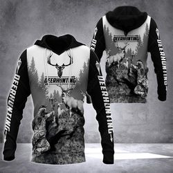 deerhunting drawing hoodie