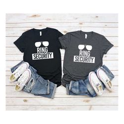 ring security shirt, ring bearer gift, ring security, ring bearer t-shirt, boys wedding t-shirt, security parents shirt,