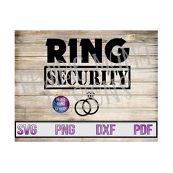 ring security svg png dxf pdf cut file digital file digital download wedding ring bearer