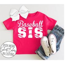 baseball sis shirt, little sister baseball shirt, little sister biggest fan baseball shirt, big sister baseball shirt, g