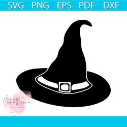 witch hat free svg, halloween svg, witch svg, instant download, silhouette cameo, shirt design, hat svg, free vector fil