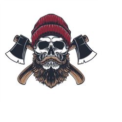 lumberjack skull svg | lumberjack svg | lumberjack clipart | lumberjack cut files | axe men svg | lumberjack svg files f