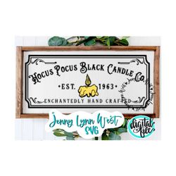 hocus pocus black candle co svg halloween svg  black candle svg boo bash shirt svg digital shirt cut file cricut sublima