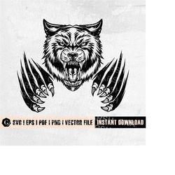 wolf claw scratch svg | claw scratches svg | werewolf svg | wolf svg | wild animals svg | claw marks svg | svg files for