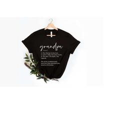 grandpa definition shirt, funny grandpa shirt, father's day gift, grandpa noun tshirt, grandpa love, grandpa gift ideas