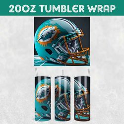 miami dolphins football tumbler wrap, dolphins football tumbler wrap, football tumbler wrap, nfl tumbler wrap