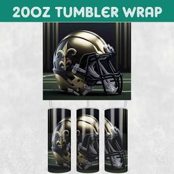 new orleans saints football tumbler wrap, saints football tumbler wrap, football tumbler wrap, nfl tumbler wrap