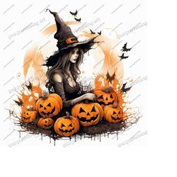 witch hat, bat png, pumpkin halloween sublimation png, halloween png file, , halloween design, sublimation design