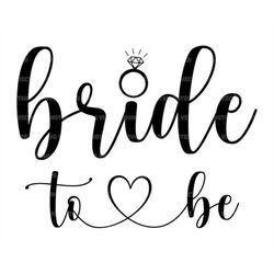 bride to be svg, bride squad, bridesmaid, bridal shower, bridal party. vector cut file cricut, silhouette, pdf png dxf,