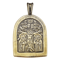 pendant orthodox icon necklace crucifixion christ  orthodox crucifix icons cross pendant necklaces
