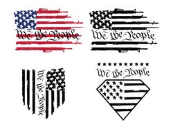 we the people svg, png, pdf, american flag svg, usa svg