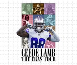 ceede lamb the eras tour png, nfl png