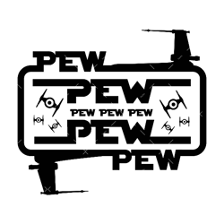 pew pew pew svg, png, pdf,  star svg, tshirt design
