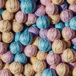 pastel yarn balls pattern pattern tileable repeating pattern