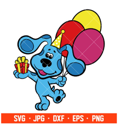 blues clues birthday svg baby dog svg layered svg disney svg cricut silhouette vector cut file