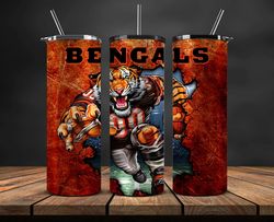 nfl tumbler png,bengals football png, football tumbler wrap 07