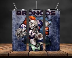 nfl tumbler png,broncos football png, football tumbler wrap 10