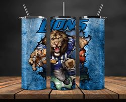 nfl tumbler png,detroit lions football png , football tumbler wrap 11