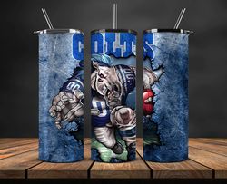 nfl tumbler png,colts football png , football tumbler wrap 14