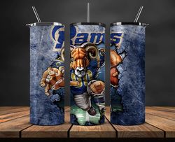 nfl tumbler png,rams football png , football tumbler wrap 19