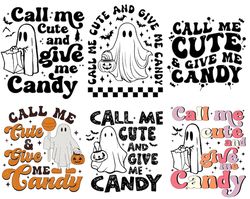 call me cute and give me candy png, trick or treat png, funny halloween shirt, funny halloween png, kids halloween png,