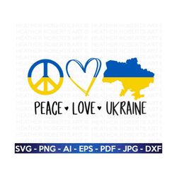 peace love ukraine svg, ukraine svg, ukraine rainbow svg, stop war svg, pray for ukraine, peace, love, support ukraine s