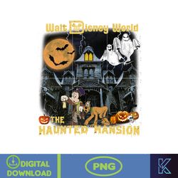 haunted mansion png, mickey minnie haunted mansion png, mickeys not so scary, spooky halloween, halloween png (10)
