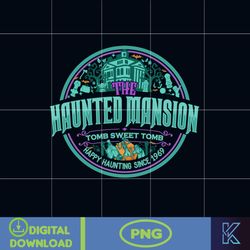 haunted mansion png, mickey minnie haunted mansion png, mickeys not so scary, spooky halloween, halloween png (15)