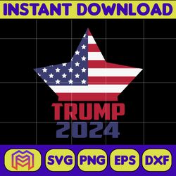 trump 2024 svg, trump svg, donald trump svg, trump flag svg, trump 2024 clipart, usa flag svg, mean tweets svg, trump cr