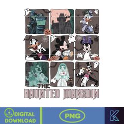 haunted mansion png, mickey minnie haunted mansion png, mickeys not so scary, spooky halloween, halloween png (24)
