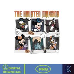 haunted mansion png, mickey minnie haunted mansion png, mickeys not so scary, spooky halloween, halloween png (25)