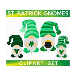 st. patrick's gnomes clipart , gnomes png, cute gnomes png, st. patrick png, gnome graphics, st. patty's day, sublimatio