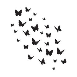 butterflies svg, png, jpg files. butterflies silhouette. butterflies bundle. butterflies set. digital download.