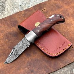 corbon-steel-knife "folding-knife-with sheath fixed-blade-camping-knife, bowie-knife, handmade-knives, gifts-for-men.