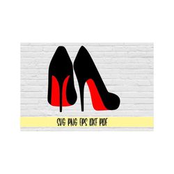 red high heel shoes svg png eps dxf pdf/high heel shoes svg/heels svg/red heels svg/shoes/diva shoes svg/popuar high hee