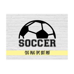 soccer and half soccer ball svg png eps dxf pdf/sports svg/soccer ball clipart/soccer svg/half soccer with soccer in blo