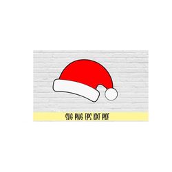 santa's hat clip art svg png eps dxf pdf/xmas hat svg/santa clause cap svg/hat svg/christmas hat svg/ole saint nicks hat