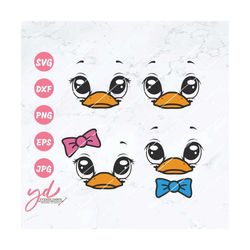 cute duck faces svg png | duck svg | duck faces svg | cute baby duck svg | male female duck svg | cute duck farm animals