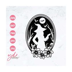 witch svg | witchcraft svg files | witch clipart | silhouette | witch cut files | witch stencil | magical girl svg | hal