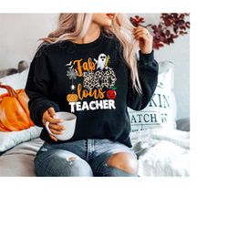 faboolous fabulous boo teacher shirt, cute ghost shirt, funny halloween shirt, funny school spirit shirt, halloween gift