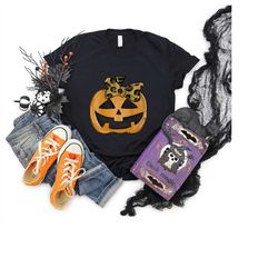 halloween pumpkin face 2021 shirt, halloween party shirt, holiday gift, womens halloween shirt,halloween party,halloween