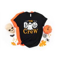 the boo crew shirts, halloween family matching shirt, halloween party shirt, family costume shirt, family halloween shir