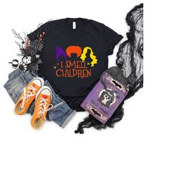 i smell children, i smell children shirt, sanderson sister shirts, a bunch of hocus pocus shirt, hocus pocus, funny hall