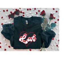 retro love shirt - valentine's day shirts - cute love tee shirt - heart shirt - valentine's day shirt for women - valent