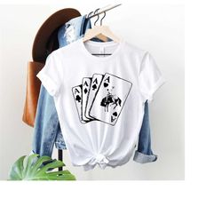 Ace Card Cowboy Sweatshirt , Playing Card Sweatshirt, Poker Card Games Sweatshirt, Country Girl shirt, Western Sweatshir