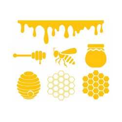 honey svg bundle bee svg files for cricut honey comb svg honey cut file honey png honey drip svg honey comb silhouette d