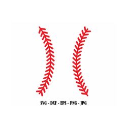 baseball stitches svg baseball svg circut cut files softball vector baseball clipart baseball stitches svg png jpeg dxf