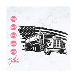 us oil tanker truck svg png | trucker svg | tank truck svg | tanker truck svg | us truck driver oil tank truck svg | big