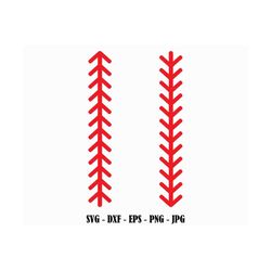 baseball svg straight baseball stitches svg silhouette baseball stitches png jpeg eps dxf sports svg cut files instant d